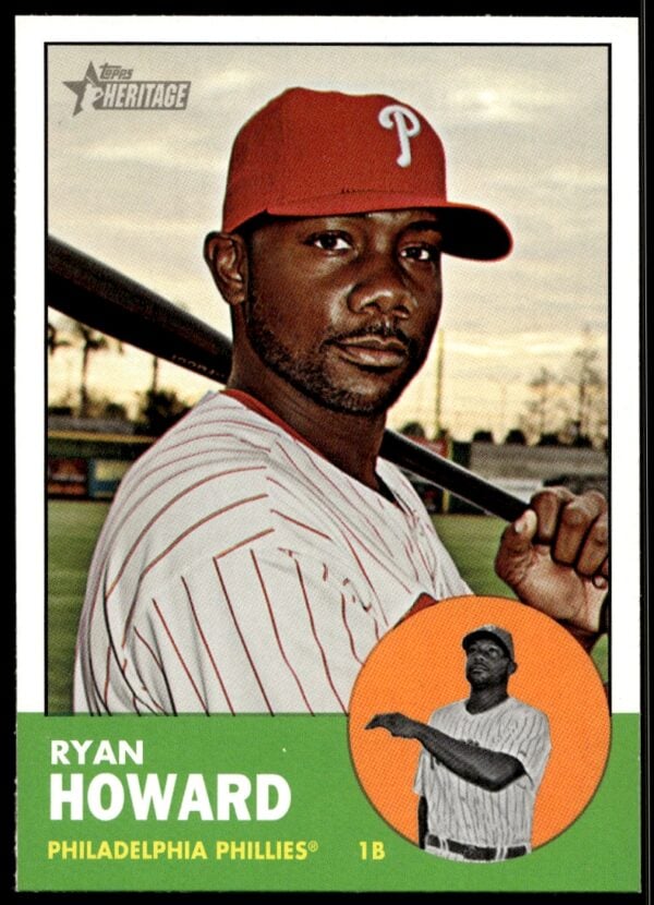 2012 Topps Heritage Ryan Howard #161 (Front)