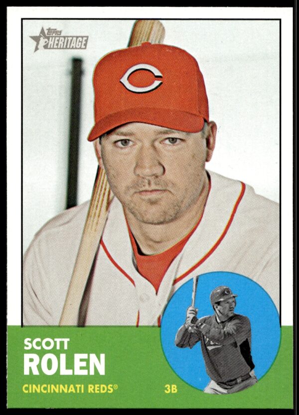 2012 Topps Heritage Scott Rolen #203 (Front)