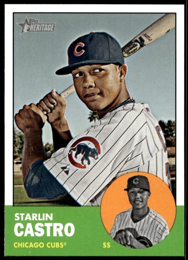 2012 Topps Heritage Starlin Castro #193 (Front)