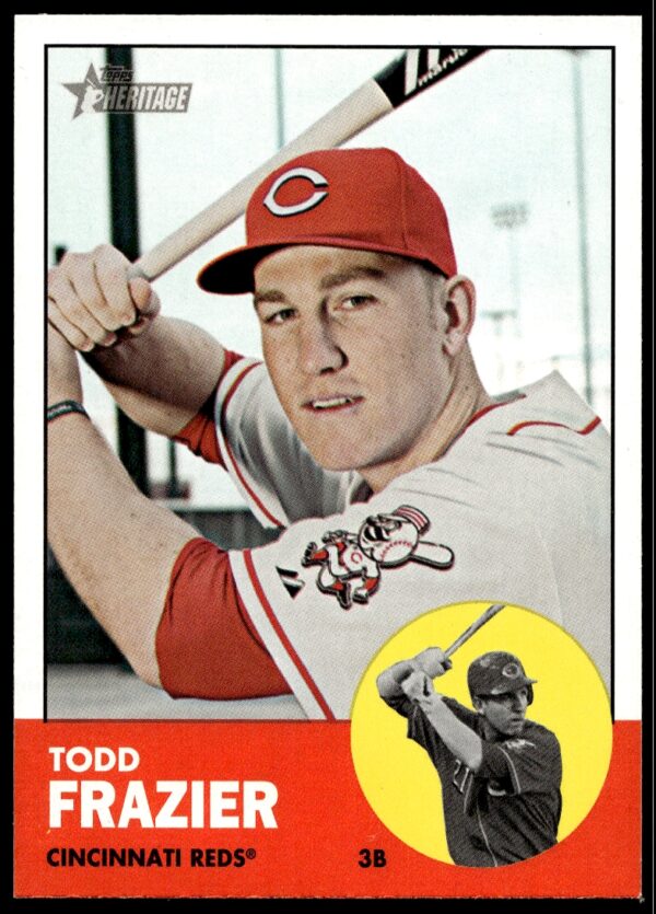 2012 Topps Heritage Todd Frazier #133 (Front)