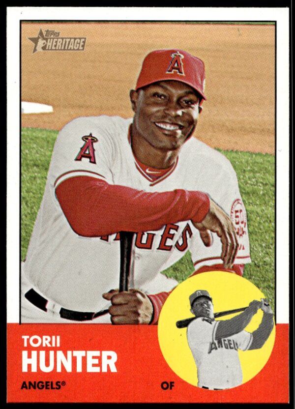 2012 Topps Heritage Torii Hunter #98 (Front)