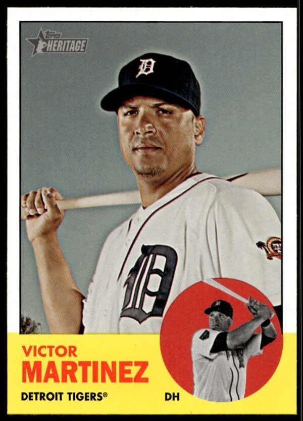 2012 Topps Heritage Victor Martinez #64 (Front)