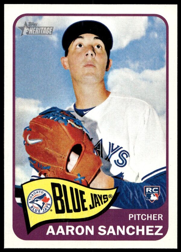 2014 Topps Heritage High Card Aaron Sanchez #H579 (Front)