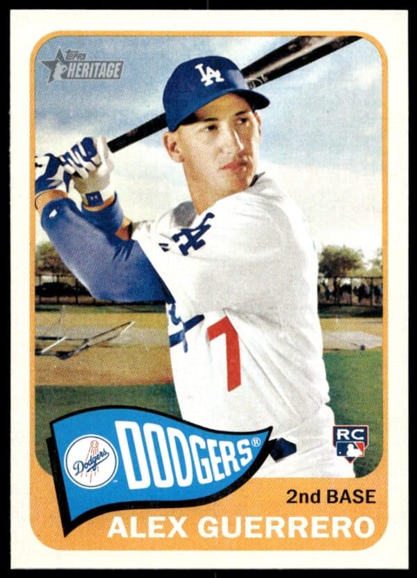 2014 Topps Heritage High Card Alex Guerrero #H547 (Front)