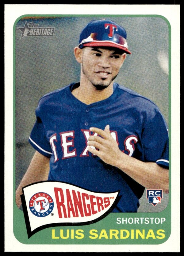 2014 Topps Heritage High Card Luis Sardinas #H528 (Front)