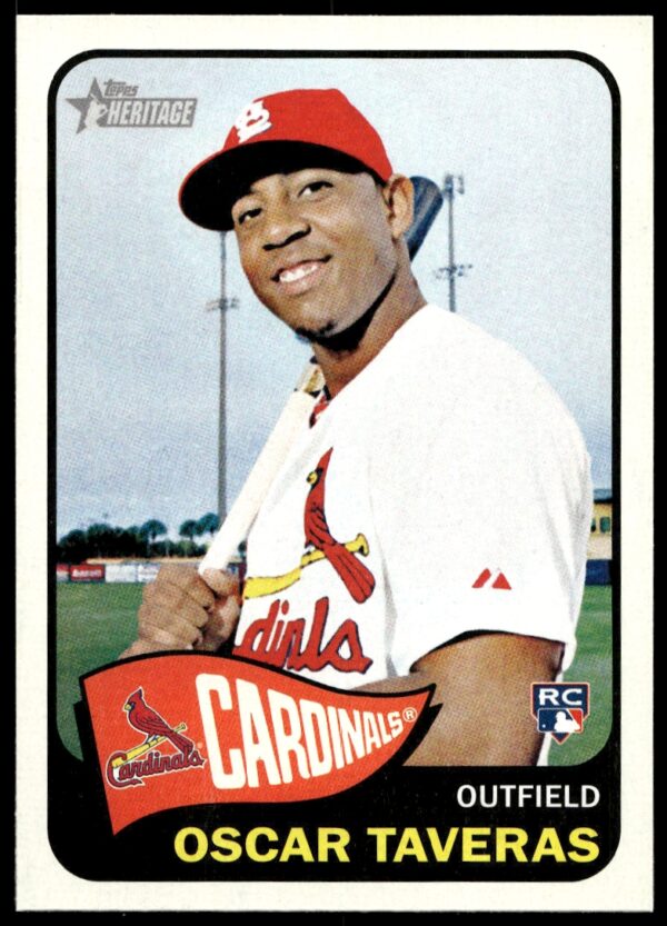 2014 Topps Heritage High Card Oscar Taveras #H517 (Front)