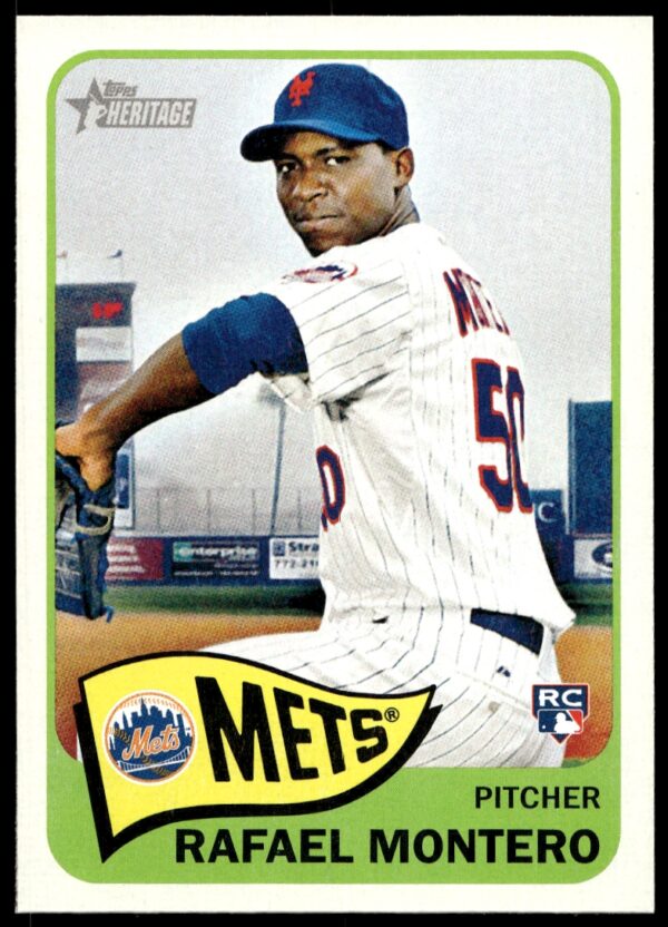 2014 Topps Heritage High Card Rafael Montero #H545 (Front)