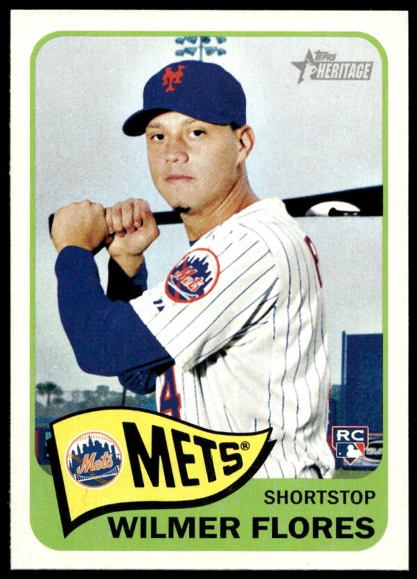 2014 Topps Heritage High Card Wilmer Flores #H578 (Front)