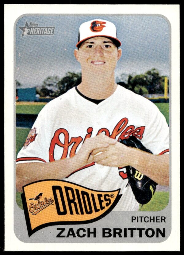 2014 Topps Heritage High Card Zach Britton #H589 (Front)