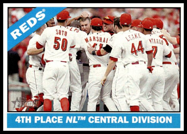 2015 Topps Heritage 4th Place NL Central Division #59 (Front)