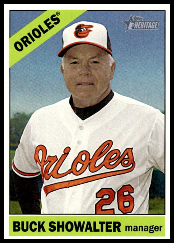 2015 Topps Heritage Buck Showalter #229 (Front)