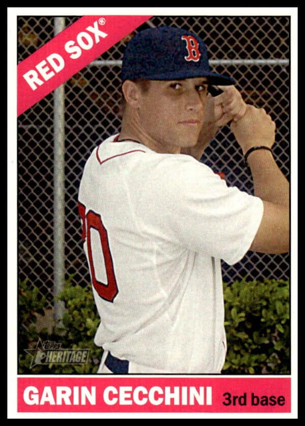 2015 Topps Heritage Garin Cecchini #111 (Front)