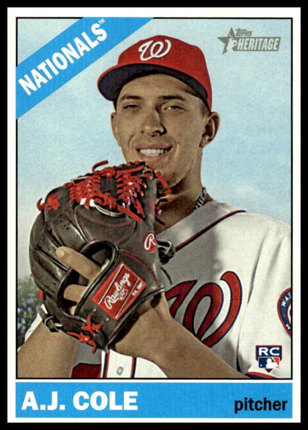 2015 Topps Heritage High Number A.J. Cole #633 (Front)