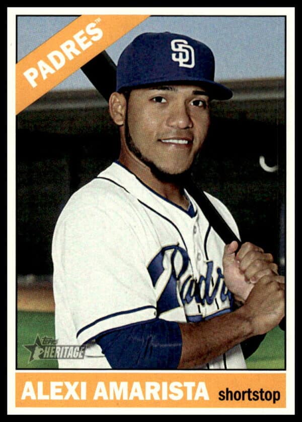 2015 Topps Heritage High Number Alexi Amarista #680 (Front)