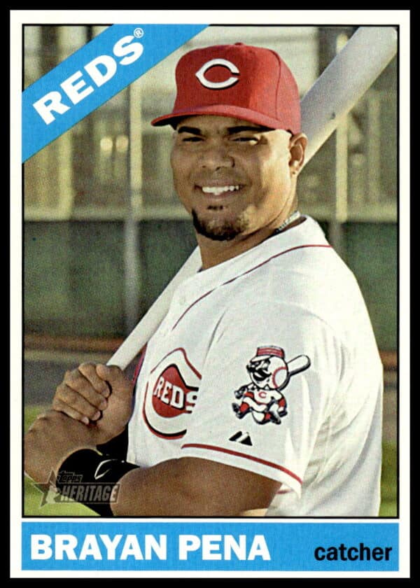 2015 Topps Heritage High Number Brayan Pena #542 (Front)