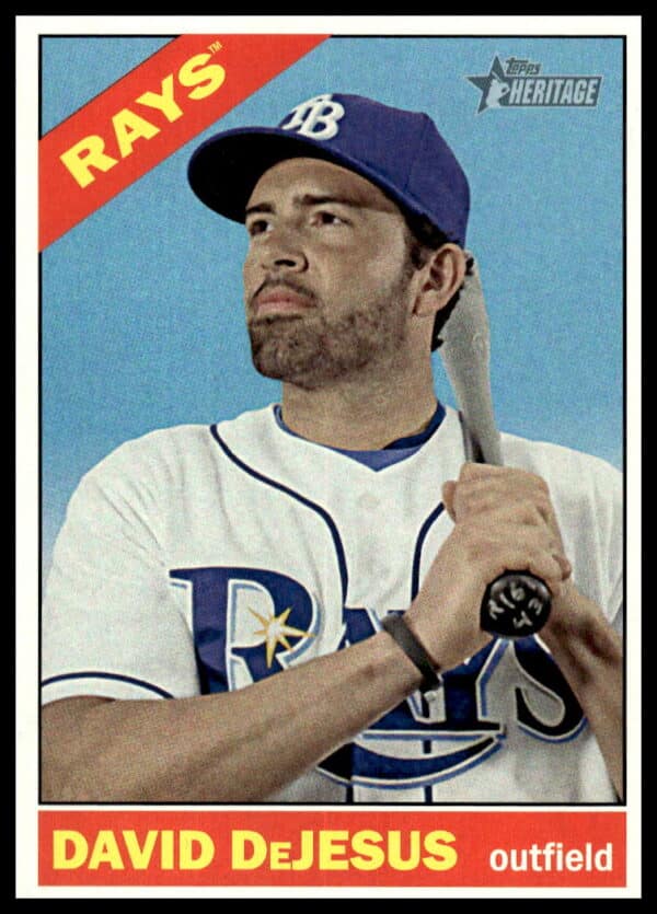 2015 Topps Heritage High Number David DeJesus #686 (Front)