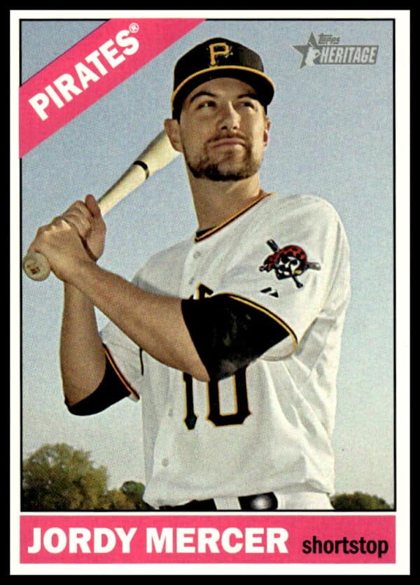 2015 Topps Heritage High Number Jordy Mercer #565 (Front)