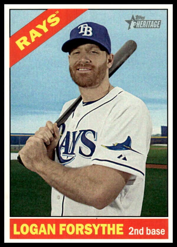 2015 Topps Heritage High Number Logan Forsythe #533 (Front)