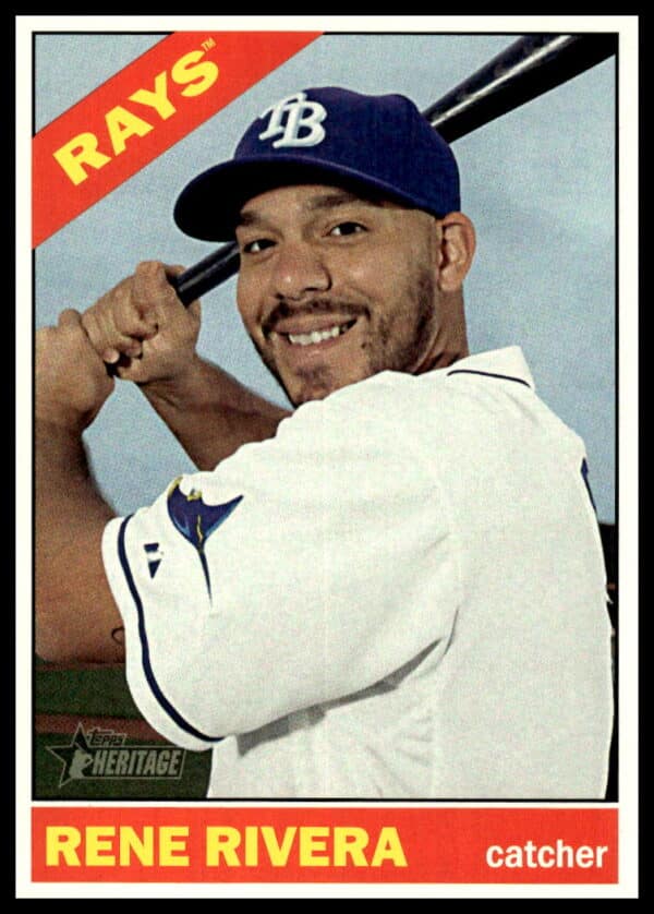 2015 Topps Heritage High Number Rene Rivera #644 (Front)