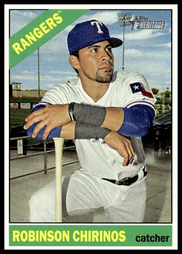 2015 Topps Heritage High Number Robinson Chirinos #663 (Front)