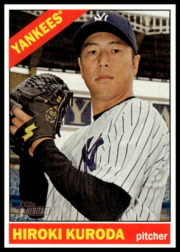 2015 Topps Heritage Hiroki Kuroda #53 (Front)