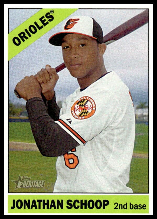 2015 Topps Heritage Jonathan Schoop #90 (Front)