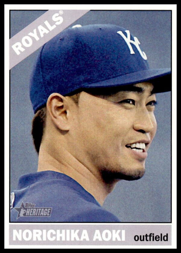 2015 Topps Heritage Norichika Aoki #86 (Front)