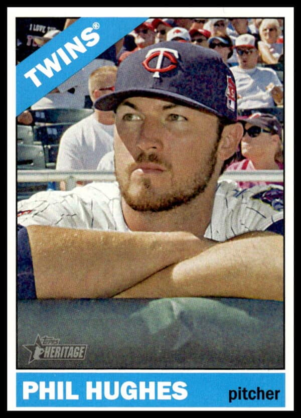 2015 Topps Heritage Phil Hughes #40 (Front)