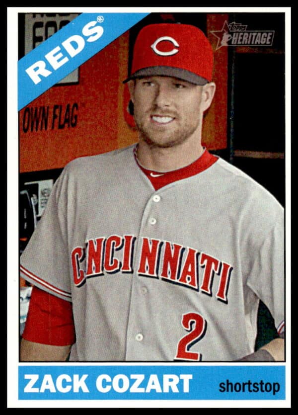 2015 Topps Heritage Zack Cozart #370 (Front)