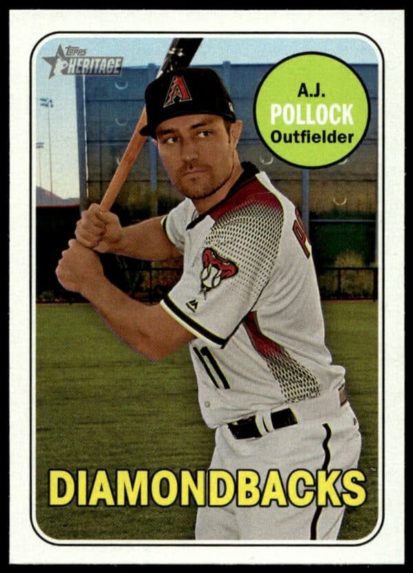 2018 Topps Heritage A.J. Pollock #143 (Front)