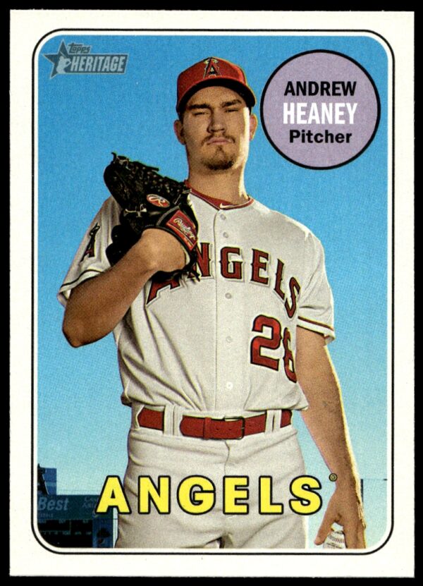 2018 Topps Heritage Andrew Heaney #299 (Front)