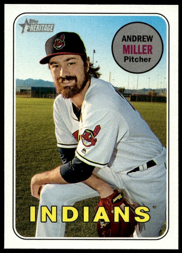 2018 Topps Heritage Andrew Miller #287 (Front)