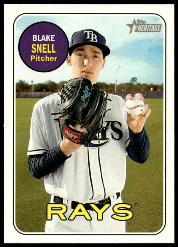 2018 Topps Heritage Blake Snell #54 (Front)