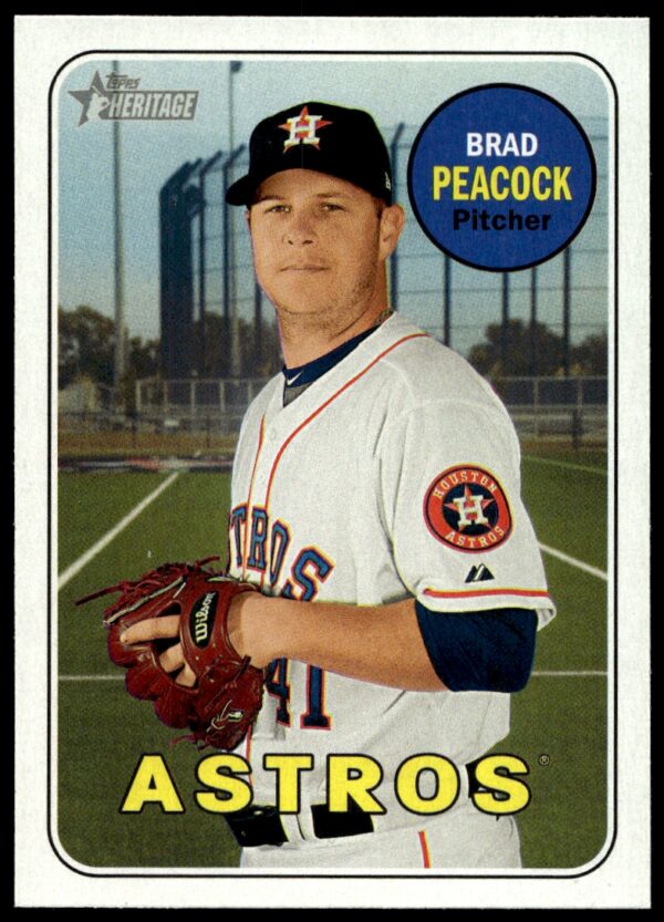 2018 Topps Heritage Brad Peacock #120 (Front)