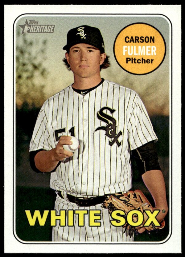 2018 Topps Heritage Carson Fulmer #123 (Front)