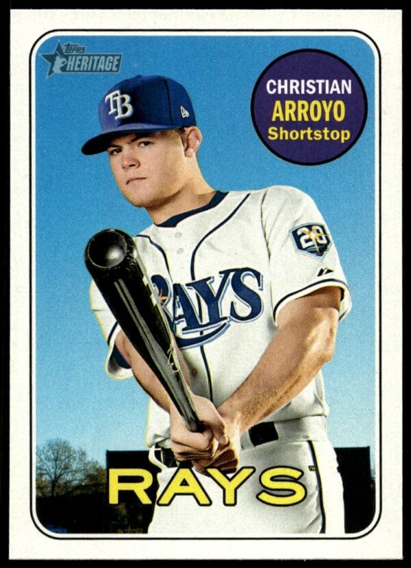 2018 Topps Heritage Christian Arroyo #450 (Front)