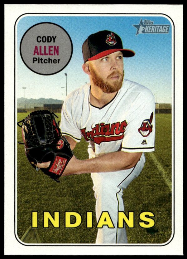 2018 Topps Heritage Cody Allen #157 (Front)