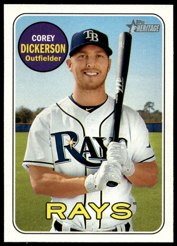 2018 Topps Heritage Corey Dickerson #88 (Front)