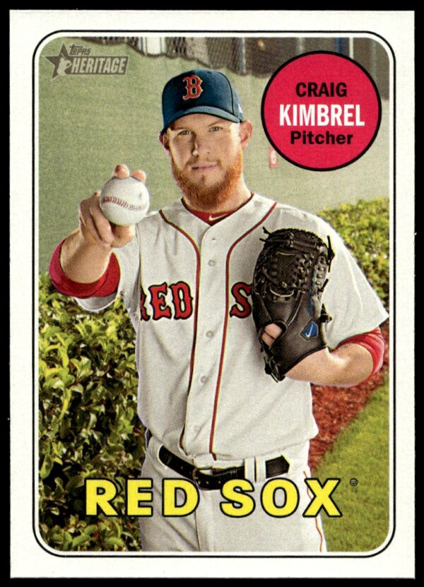 2018 Topps Heritage Craig Kimbrel #28 (Front)