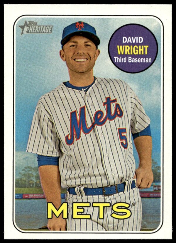 2018 Topps Heritage David Wright #42 (Front)