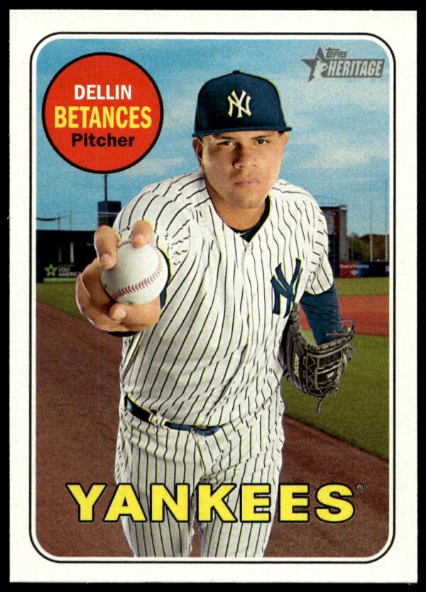 2018 Topps Heritage Dellin Betances #289 (Front)