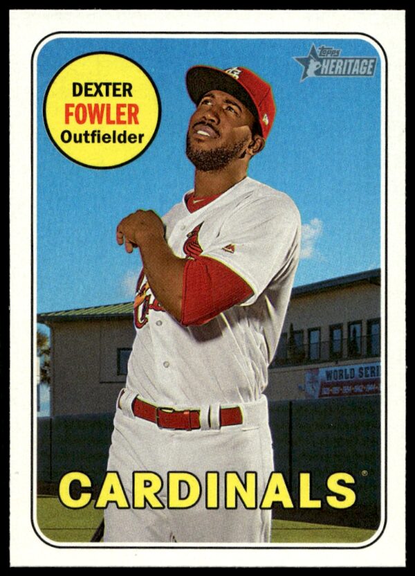 2018 Topps Heritage Dexter Fowler #83 (Front)