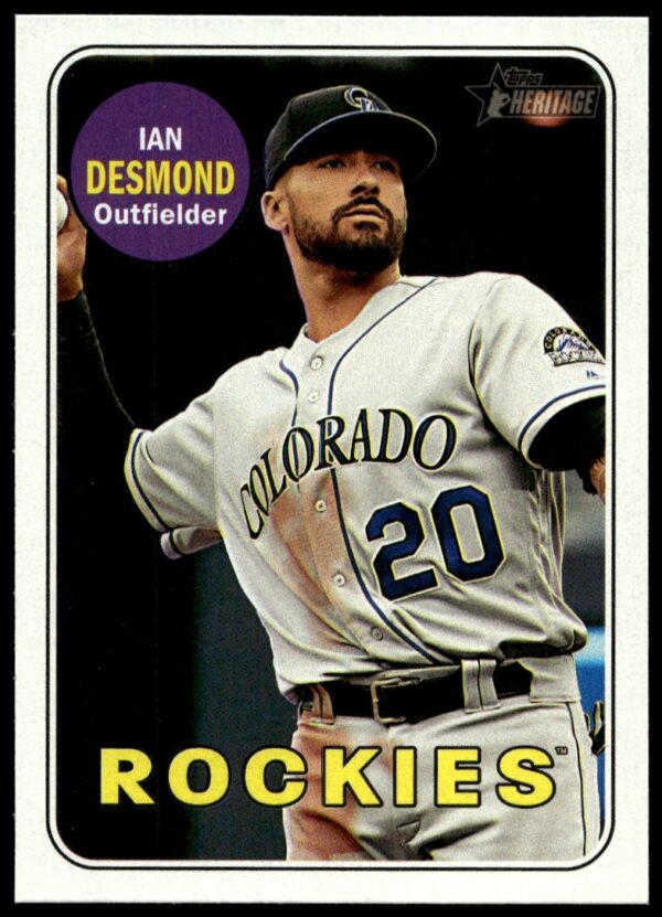 2018 Topps Heritage Ian Desmond #122 (Front)