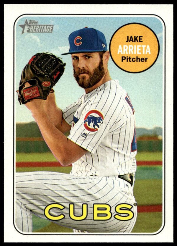 2018 Topps Heritage Jake Arrieta #288 (Front)