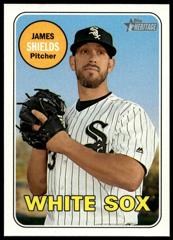 2018 Topps Heritage James Shields #308 (Front)