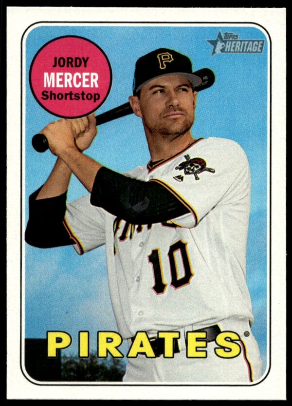 2018 Topps Heritage Jordy Mercer #156 (Front)