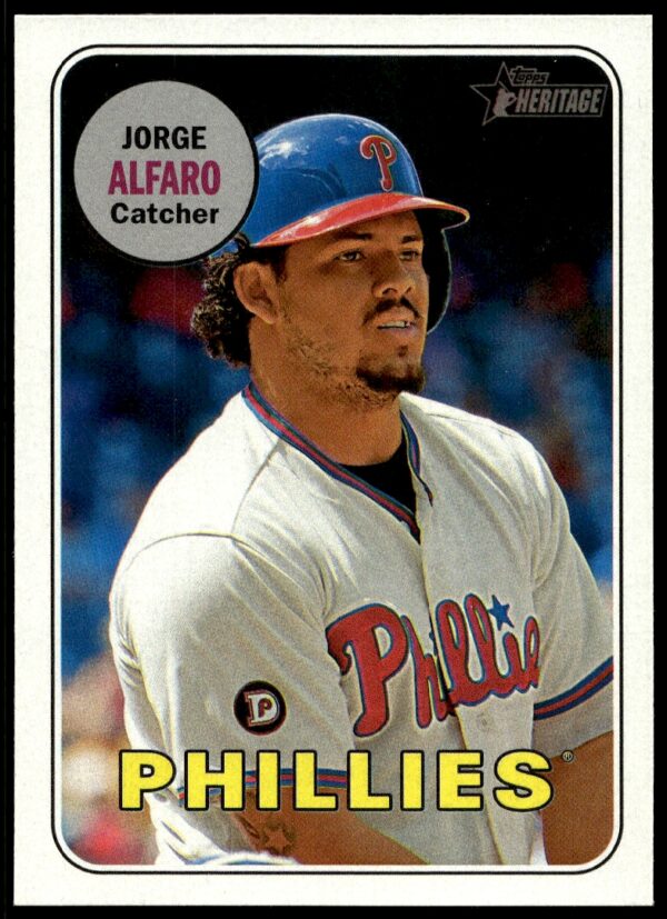 2018 Topps Heritage Jorge Alfaro #352 (Front)