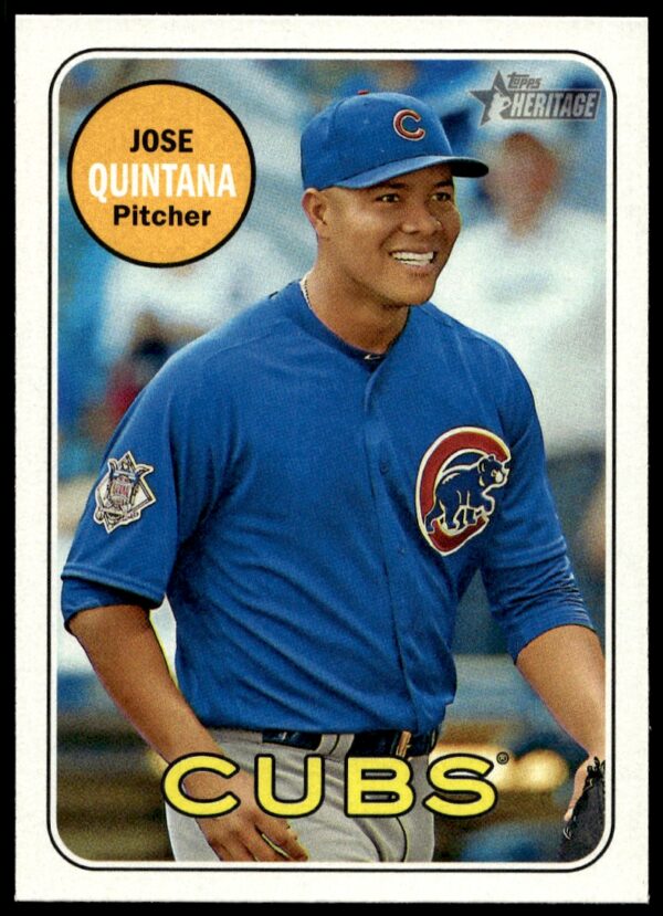 2018 Topps Heritage Jose Quintana #126 (Front)