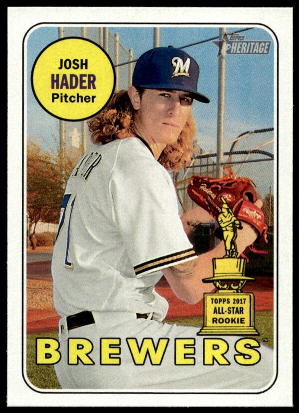 2018 Topps Heritage Josh Hader #150 (Front)