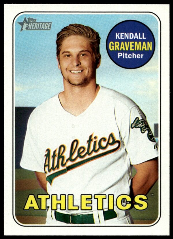 2018 Topps Heritage Kendall Graveman #115 (Front)